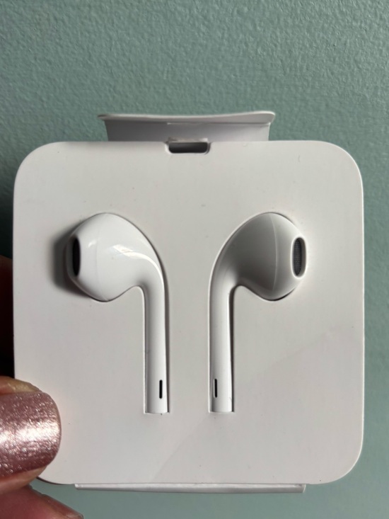 Other - Vintage White Wired Earbuds- New